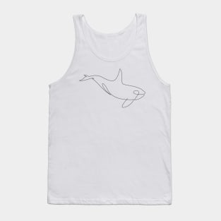 orca - one line drawing Tank Top